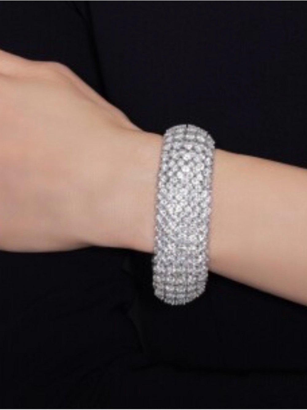 Pavé CZ Bracelet - Silver